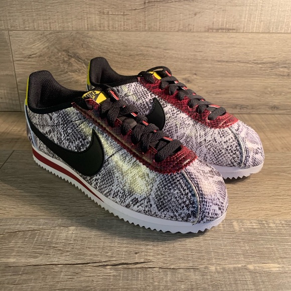 Nike Shoes - Nike Classic Cortez Leather White Black Red